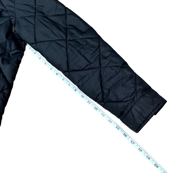 HFX Quilted Lightweight Coat Jacket Chest Patch Pockets Snap Front Size M - Picture 9 of 11
